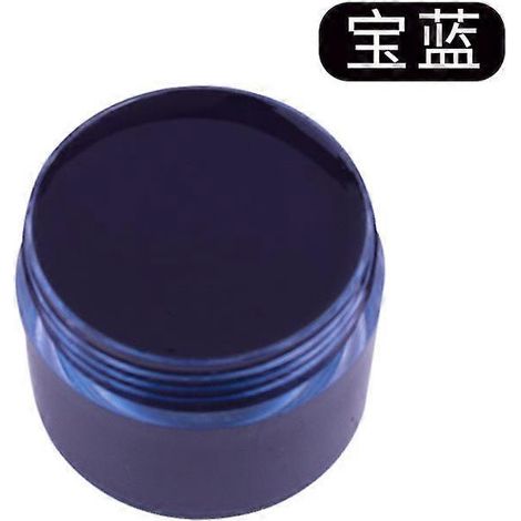 Crème de teinture et de réparation pour cuir, raviveur de couleur pour sacs, chaussures, canapés, vestes, masquant les rayures et restaurant le cuir véritable. Couleur : Bleu royal