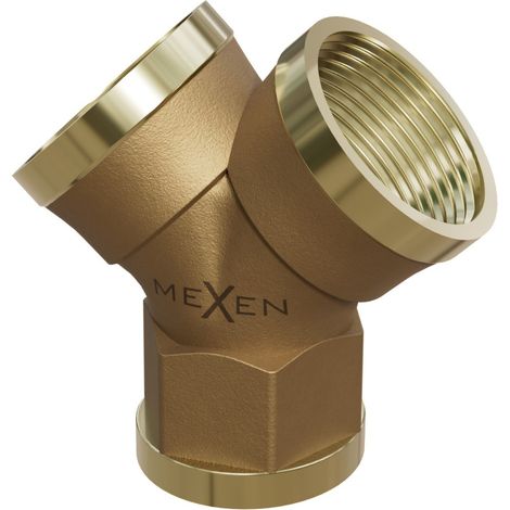 Mexen BRASS conector en T de latón Y 1/2 GW x 1/2 GW x 1/2 GW - W97426-121212 (1/2)