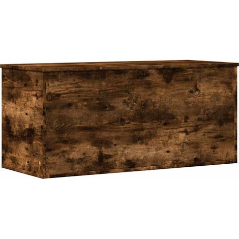 Maison Exclusive - Contenitore Rovere Fumo 100x42x46 cm Legno Multistrato (1/5)