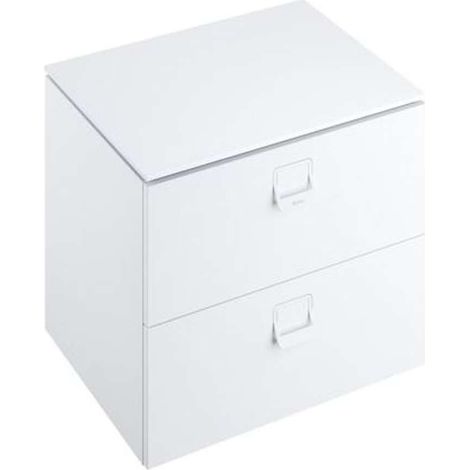 Ravak Comfort - Spülenplatte 60x46x2 cm, weiß glänzend X000001379 (1/3)