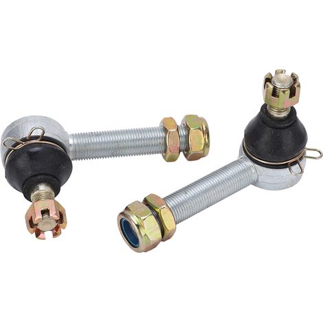 Paire de rotules de direction 12mm 16mm axe fileté pour quad 150cc 250cc, barre d'accouplement gauche droite, kit embouts de biellette pour buggy, scooter et moto tout-terrain (1/5)