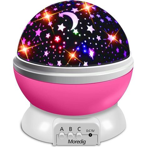 Star Night Light Ceiling Projection, 360° Rotation Night Light, Projector Lamp (1/5)