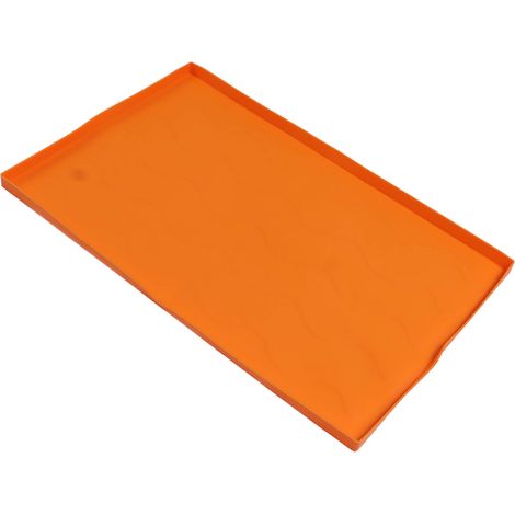 Tapis de cuisson en silicone Blackstone pour plaque de cuisson, revêtement antiadhésif, protection pour gril, 91 cm (36 pouces), orange (1/5)