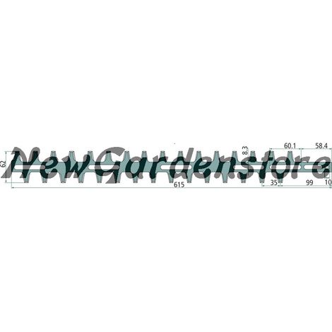 Lama tagliasiepi bilaterale interna esterna compatibile STIHL 13271132