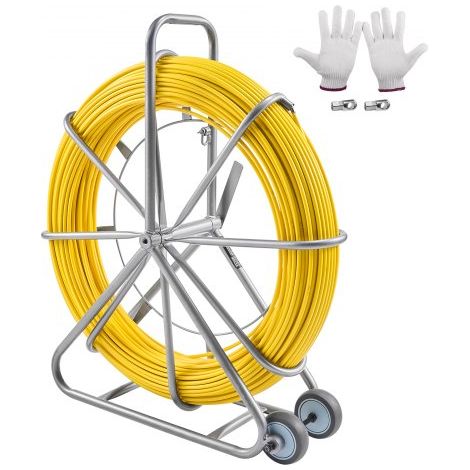 Aiguille Électricien 200 m Tire Fils Électrique Fibre de Verre (1/5)