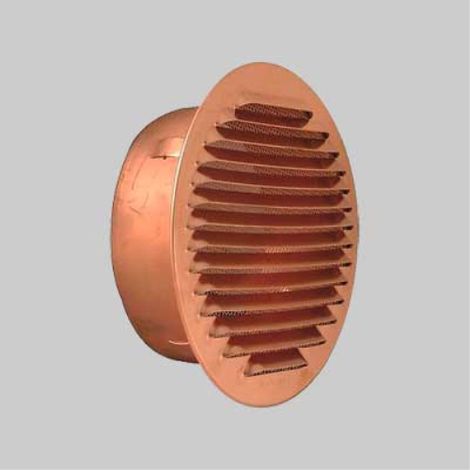 Griglia di aerazione tonda in rame ø 160 mm (1/2)