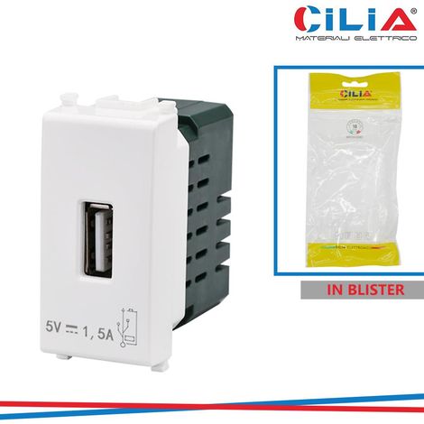 CARICATORE USB VMR PLN BIANCO CILIA