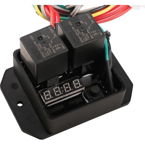 DC0444 Automotive CXC-FS002A Digital Fan Controller, 12V/24V Temperature Controller, Adjustable Temperature Control (1/4)