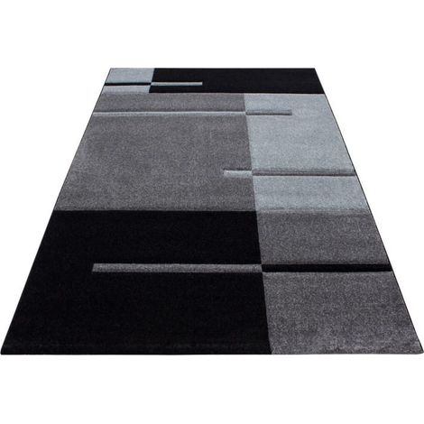 Ayyildiz Tapis Moderne - Géométrique - Abstrait Design - Tapis Flottant Salon - Gris - 340 cm x 240 cm (1/5)