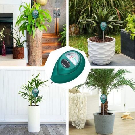 2 capteurs d'humidité du sol à longue sonde pour utilisation profonde, capteur de moniteur d'eau, hygromètre pour plantes en pot (1/4)