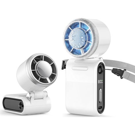 Mini Ventilateur Turbo Portable USB Rechargeable – 5 Vitesses, Compact, Silencieux, Haute Performance pour Voyage et Usage Quotidien (1/5)