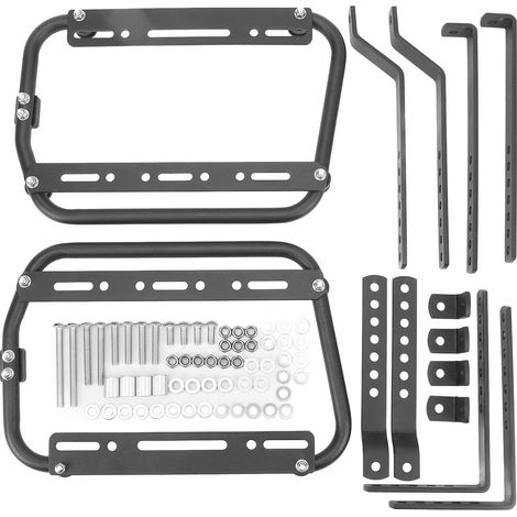 Eosnow Motorrad-Seitenträger, Aluminiumlegierung, Satteltaschen-Lenkerträger, Halterungen mit hoher Tragfähigkeit