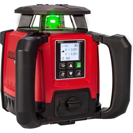 Laser rotatif Levelfix 650HVSG multifonction horizontal et vertical vert - NETIM - 554650