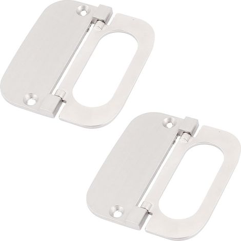 Schrank Schublade Metall Flush Mount Tür Pull Griff Silber Ton 2 de (1/3)