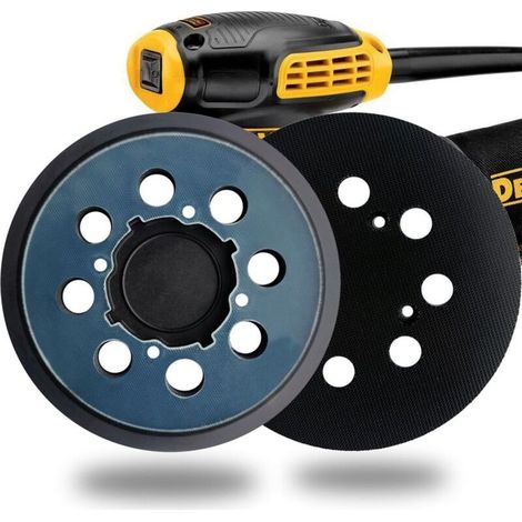 Lot de 2 patins de rechange pour ponceuse DeWalt DWE64233 & N329079 compatibles avec DWE6423/6423K, DWE6421/6421K, DWE6421-B2, DWE6421-B3, DWE6421-BR, 1-BR, 1 DCW210 B (1/5)
