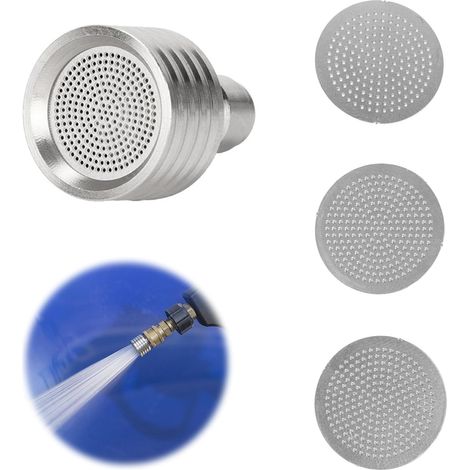 Buses de nettoyeur haute pression avec trou de 0,3 mm, 0,4 mm, 0,5 mm, 3 modes de rechange, pour pistolet à eau haute pression 1/4", en acier inoxydable, pour lavage de voiture, arrosage de