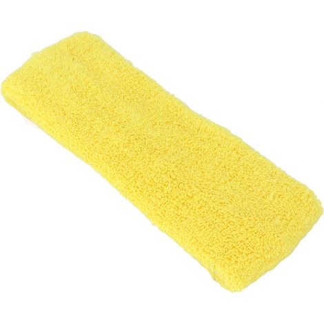 Bandeau sport élastique ajustable pour homme et femme, serre-tête de fitness respirant, idéal course à pied, basket, musculation, jaune, tour de tête extensible (1/5)