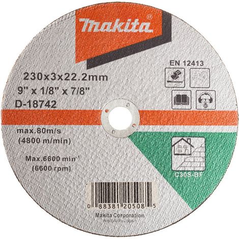 Disco da taglio Makita d-18742 230 mm 2,5 mm