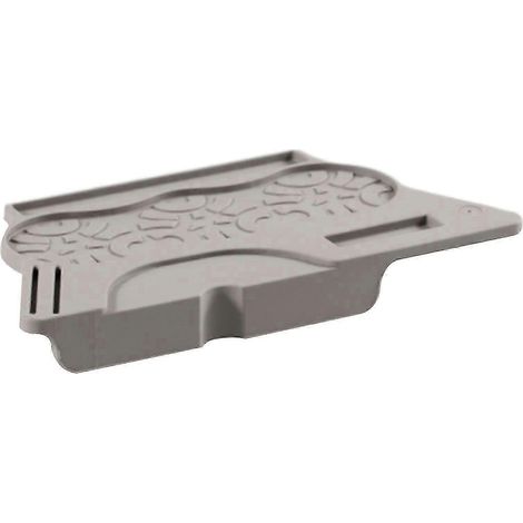 Tapis de tassage pour café, tapis en silicone pour expresso, tapis de tassage inodore de qualité alimentaire, tapis de tassage d'angle pour machine à expresso de cuisine ou de bar-grey (1/5)