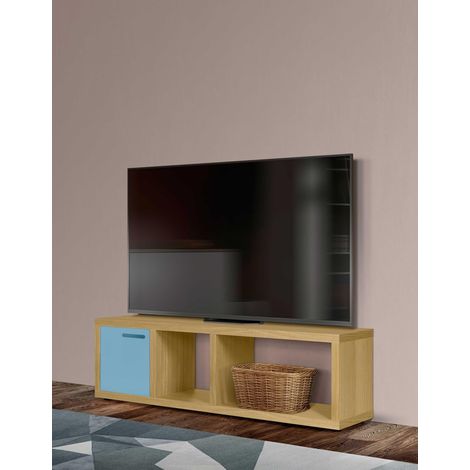 Meuble TV Chêne, 150x34x45 cm (1/5)