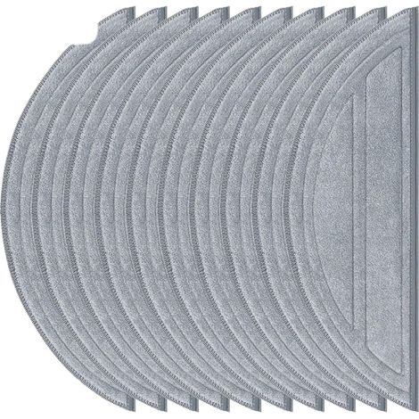 Panno di ricambio per aspirapolvere, compatibile con Roborock Q10 S5 / Q10 S5+ / Q10 VF / Q10V / Q10V+ (10 pezzi) (1/5)