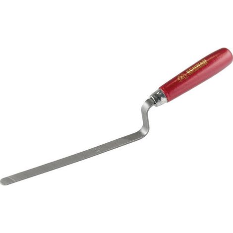 Truelle à joint Hamburg L.310mm L.14mm acier carbone fermée SWAN (Par 10)