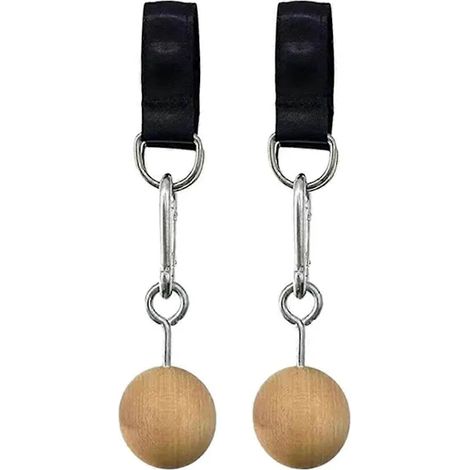 ca Trähandtag Pull Up Ball Grip Finger Strength Trainer Arm Muscle Strength Training Climbing Fitness Tillbehör B (1/5)