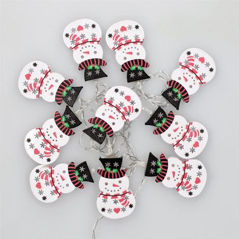 Bonhommes de neige LED 1,35 M lumière chaude