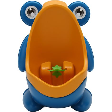Garçon urinoir mural amovible avec ventouse, dessin animé mignon, apprentissage propreté, portable pour enfants, fixation murale sans perçage, design ludique. (1/5)