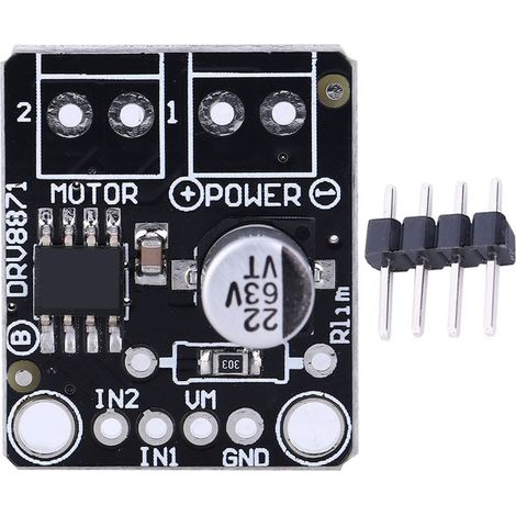 Carte Driver Moteur CC DRV8871 Pont en H, Module de Commande PWM 3.6A – pour Contrôle de Moteur et Démarrage Progressif (1/5)