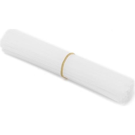 50pcs PP Plastic Welding Sticks Length 7.9 Inch PP Welding Sticks for Car/Kayak Plastic Repair (White) (1/3)