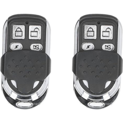 Télécommande universelle 3V pour porte de garage, compatible avec les systèmes d'alarme antivol (2 unités). (1/4)