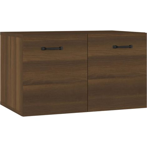 Armoire murales Design moderne, Armoire Etagère de rangement, Chêne marron 60x36,5x35 cm Bois d'ingénierie OIB5409E (1/5)