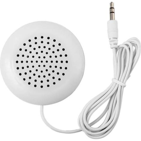 Ecleanfy - Paire d'enceintes Pillow stéréo mini avec prise jack 3,5 mm pour téléphone portable, tablette et CD (1/5)
