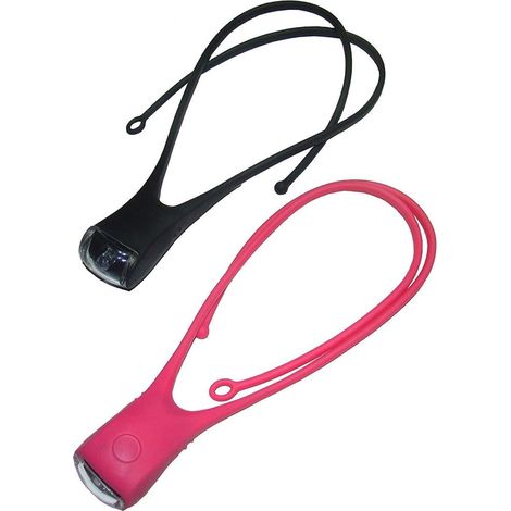 Trade Shop - HALSLAMPE WS2176 LED LICHT TASCHENLAMPE SILIKON WANDERN LESEN SPORT -