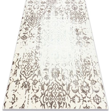 Teppich CORE 247A Ornament Vintage - Strukturell, zwei Ebenen aus Vlies, creme / braun beige 160x220 cm