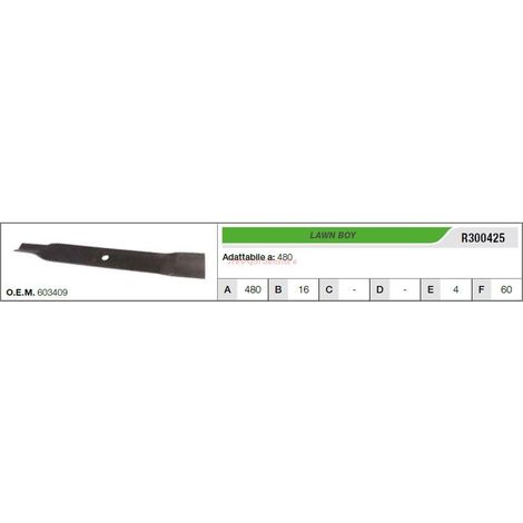 LAWN BOY cuchilla para tractor cortacésped 480 R300425