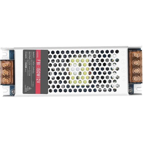 Netzteil Schalttransformator LED Ultradünn Industriebedarf 150W AC90‐264VDC 12V