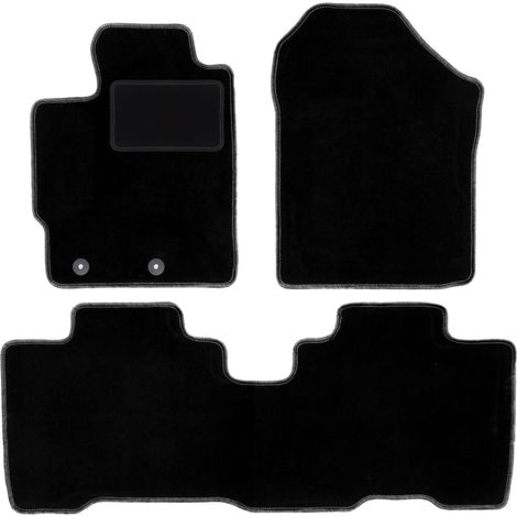 Tapis en velours noir pour : monospace Toyota Verso-S (2010-2015) (1/5)