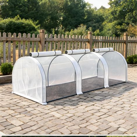 Serre de jardin modulable avec structure en acier thermolaqué 3 (1/5)