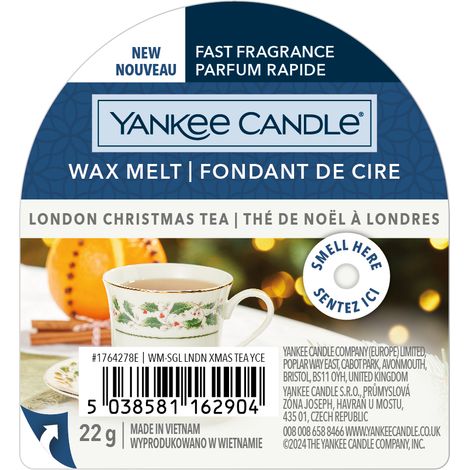 Yankee Candle London Christmas Tea Duftwachs 22g