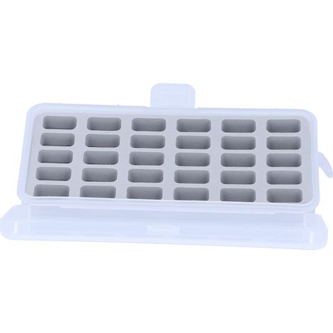 Boîte de rangement transparente en plastique pour bobines de fil, 30 emplacements vides, idéale pour la couture et les loisirs créatifs. (1/5)