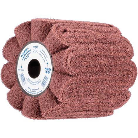 PFERD TOOLS POLINOX Vlies-Schleifwalze PNG Ø 100x100mm Keilnut 19 mm A280 für Feinschliff und Finish (1/3)
