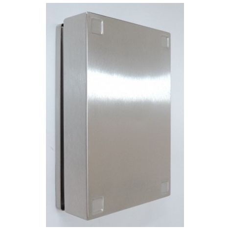 Boîtier de jonction 300X200X80mm acier inoxydable (KL1524.010) avec couvercle étanche IP66 série KL RITTAL 1524010 (1/2)