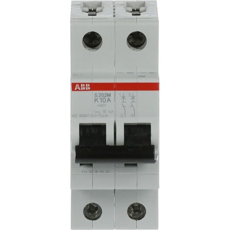 Disjoncteur S200M 2P K10 10kA - ABB2CDS272001R0427
