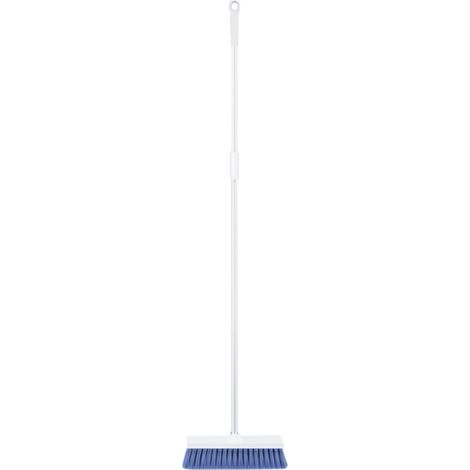 Brosse de terrasse, brosse de sol, brosse de piscine à long manche, balai d'extérieur à poils rigides pour nettoyer patio, garage, terrasse, piscine, bateau de pêche, béton, bois, pierre et route