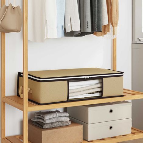 Caja de almacenamiento con ventana lateral transparente 2 pcs