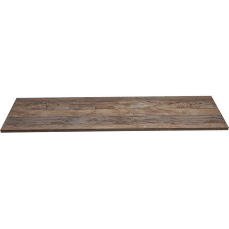 Plateau meuble sous vasque Rosario Oak - Marron - L 160,4 x l 46 - Livraison gratuite