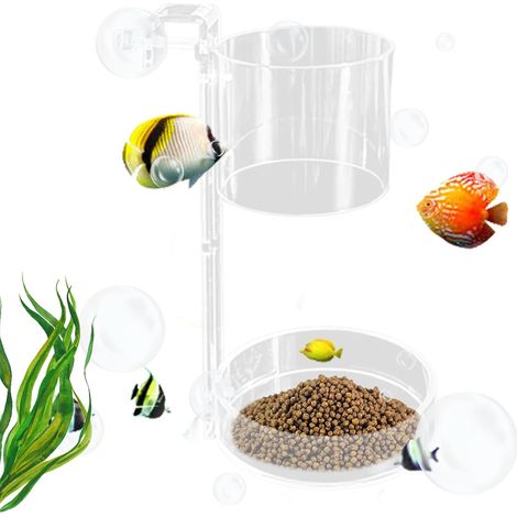 Mangeoire d'aquarium flottante et coulante - Distributeur de (1/5)