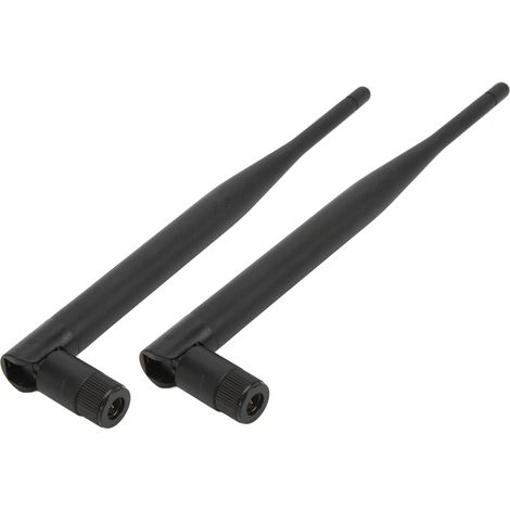 6dBi 2,4GHz SMA-Stecker Router-Antenne, 2er-Pack JB-2.4G-016, 2400-2500MHz, für drahtlose Überwachung, Smart Home und Wi-Fi-Netzwerke. (1/5)